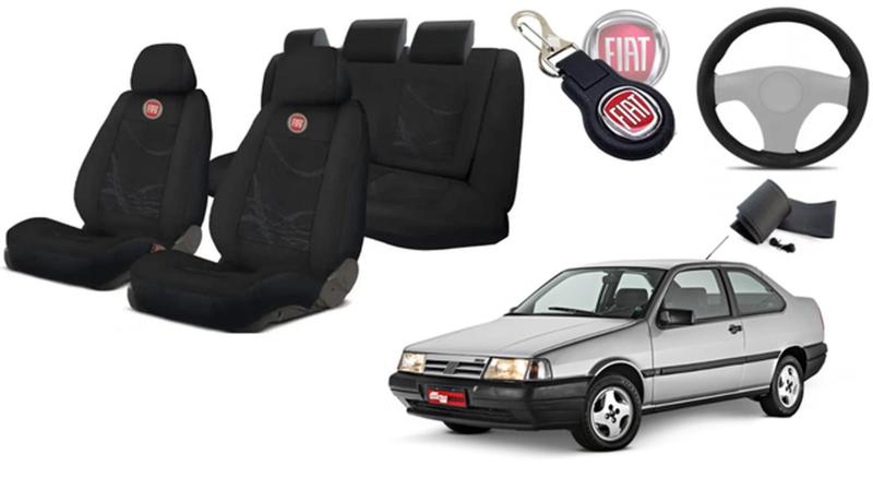 Imagem de Combo Deluxe Tempra 1990-1999 + Volante + Chaveiro - Personalizado