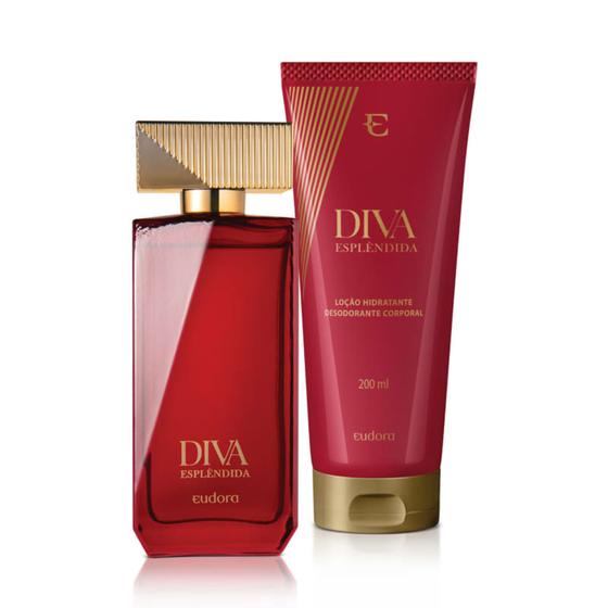 Imagem de Combo Diva Esplêndida: Desodorante Colônia 100ml + Loção Corporal 200ml