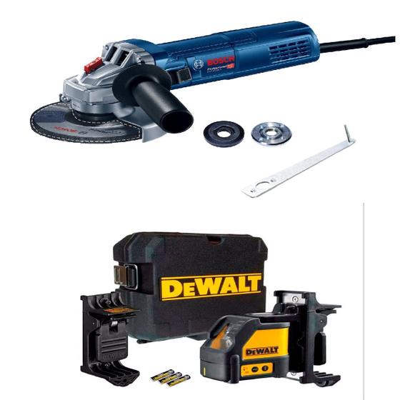 Imagem de Combo Esmerilhadeira 127V GWS 9-125 bosch+nivel laser DW088