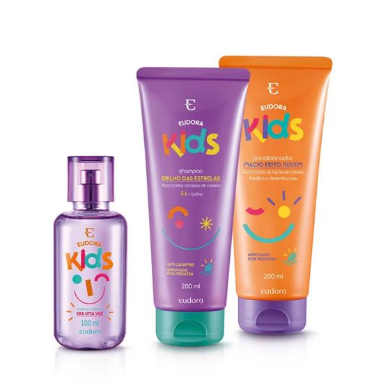 Imagem de Combo Eudora Kids: Colônia + Shampoo + Condicionador