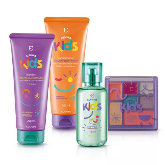 Imagem de Combo Eudora Kids Imaginação e Poder Colorido (4 itens)