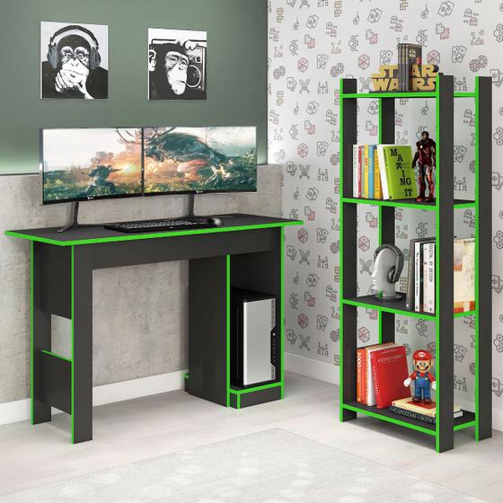 Combo Gamer Mesa para Computador e Estante Livreiro 4 Prateleiras Trevalla é boa?