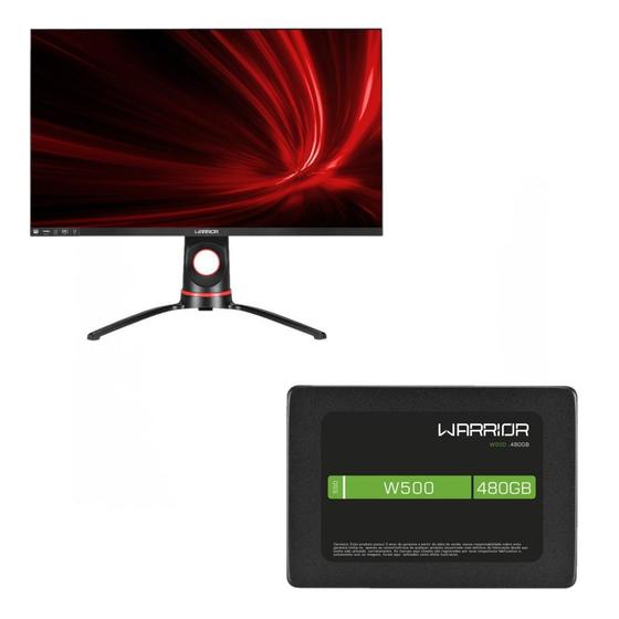 Combo Gamer Monitor Gamer Kaizen 27 Polegadas Full HD IPS 144Hz e SSD