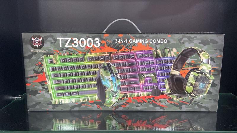 Imagem de Combo Gamer teclado + headset + mouse TZ 3003