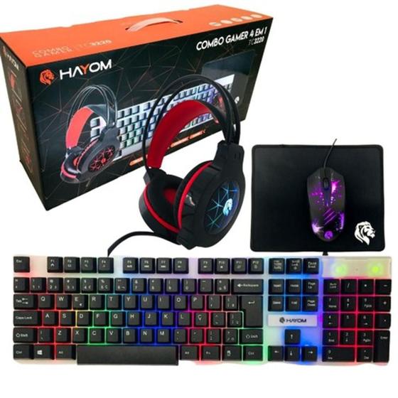 Imagem de Combo gamer teclado/ mouse/ headset/ mousepad tc3220 - hayom