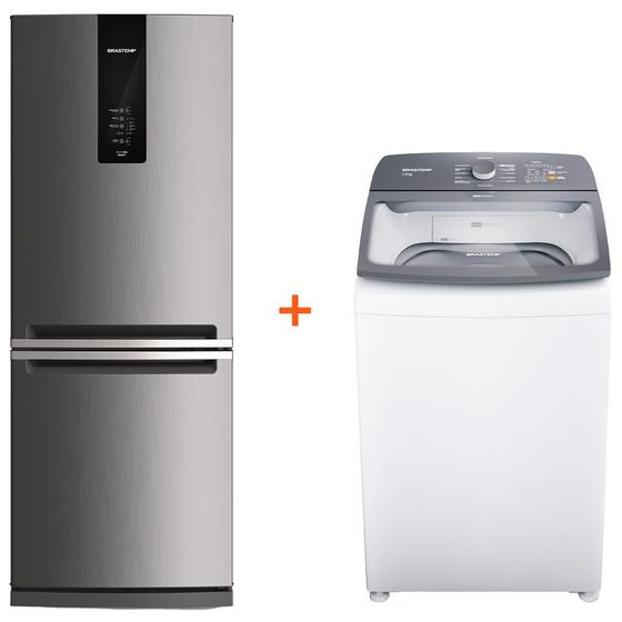 Combo Geladeira Brastemp Frost Free Inverse 443 litros cor Inox + Máquina de Lavar Brastemp 12kg (BRE57AK + BWK12AB) - BRE5_BWK1_CJ é boa?
