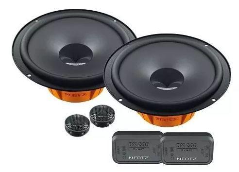 Imagem de Combo Hertz Kit 2 Vias Dsk 165.3 + Coaxial Dcx 165.3 + Subwoofer Es F20.5 + Amplificador Hcp 4 