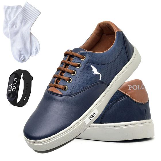 Combo Infantil Juvenil Tênis Masculino Preto com Relógio Digital e Meia do 27 ao 36 Escolar Menor preço em Combo Infantil Juvenil Tênis Masculino Preto com Relógio Digital e Meia do 27 ao 36 Escolar