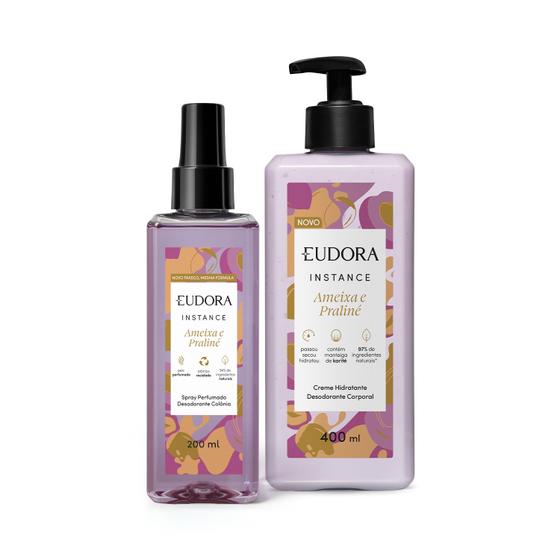 Imagem de Combo Instance Ameixa e Praliné: Creme Corporal 400ml + Spray Perfumado 200ml