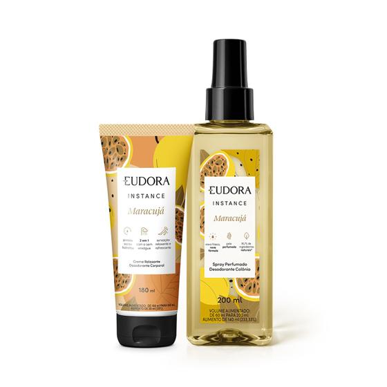 Imagem de Combo Instance Maracujá: Creme Corporal 180ml + Spray Perfumado 200ml