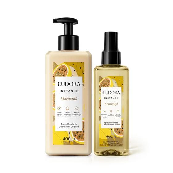 Imagem de Combo Instance Maracujá: Loção Corporal 400ml + Spray Corporal 200ml