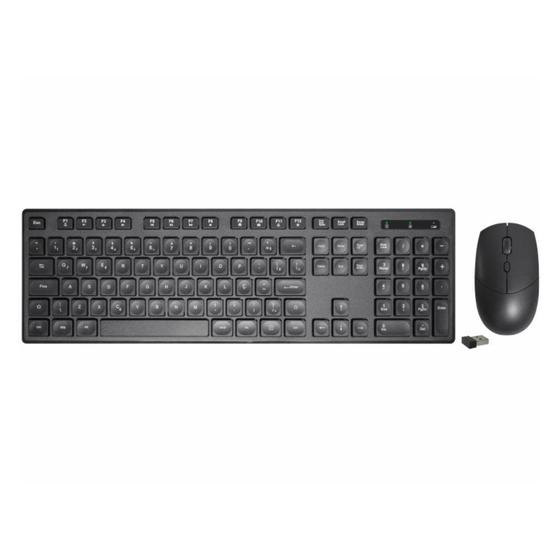 Imagem de Combo K-MEX Teclado e Mouse sem Fio KA6029 MAA733