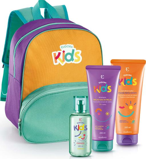 Imagem de Combo Kids: Colônia Imaginação + Shampoo + Condicionador + Mochila Infantil