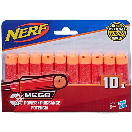 Imagem de Combo Kit 5 Refil 10 Dardos Para Lançador Nerf Mega A4368