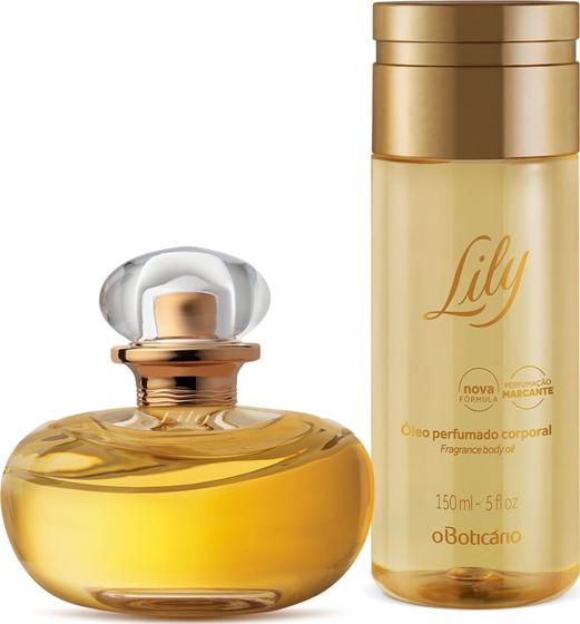 Imagem de Combo Lily Le Parfum: Perfume 30ml + Óleo Perfumado Corporal 150ml