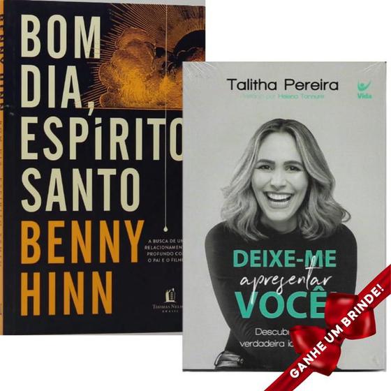 Combo Livro Bom Dia, Espírito Santo Benny Hinn + Deixe-me Apresentar Você! Talitha Pereira Cristão Evangélico Gospel - Livros de Religião - Magazine Luiza Combo Livro Bom Dia, Espírito Santo Benny Hinn + Deixe-me Apresentar Você! Talitha Pereira Cristão Evangélico Gospel - Livros de Religião - Magazine Luiza