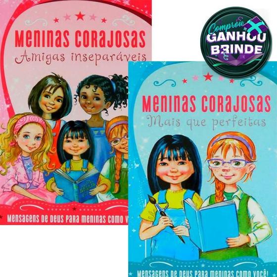 Imagem de Combo Livros Meninas Corajosas Amigas Inseparáveis + Mais Que Perfeitas Cristão Evangélico Gospel Igreja Família Jovens - Igreja Cristã Amigo Evangélico