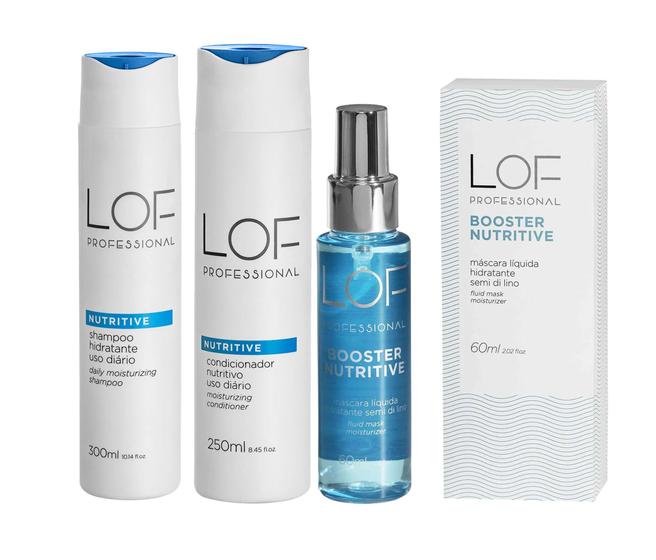 Imagem de Combo Lof Sh 300ml + Cond 300ml + Mascara Booster 60ml LOF