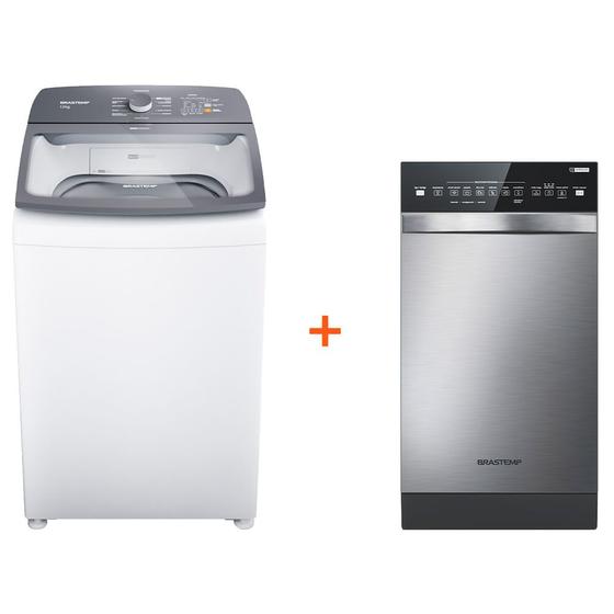 Combo Máquina de Lavar Brastemp 12kg + Lava-louças Brastemp 10 Serviços (BWK12AB + BLF10BR) - BWK1_BLF1_CJ é boa?