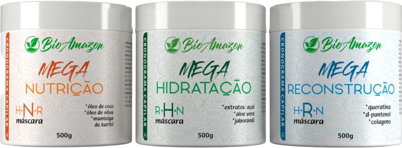 Imagem de Combo Mega Cronograma Capilar - Bio Amazon