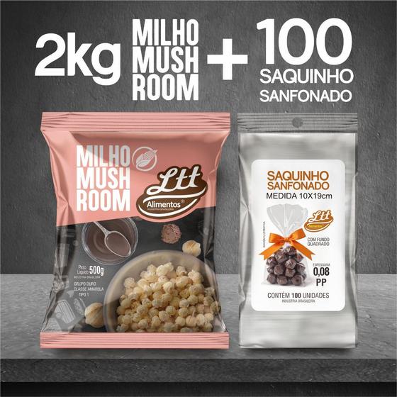 Imagem de Combo milho mushroom 2 kilo