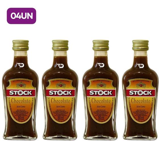 Imagem de Combo Mini Licor Stock 4 Chocolate 50ml