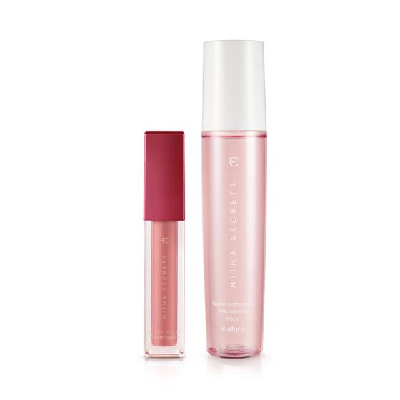 Imagem de Combo Niina Secrets: Bruma Nutri Fresh 110ml + Batom Líquido 5ml
