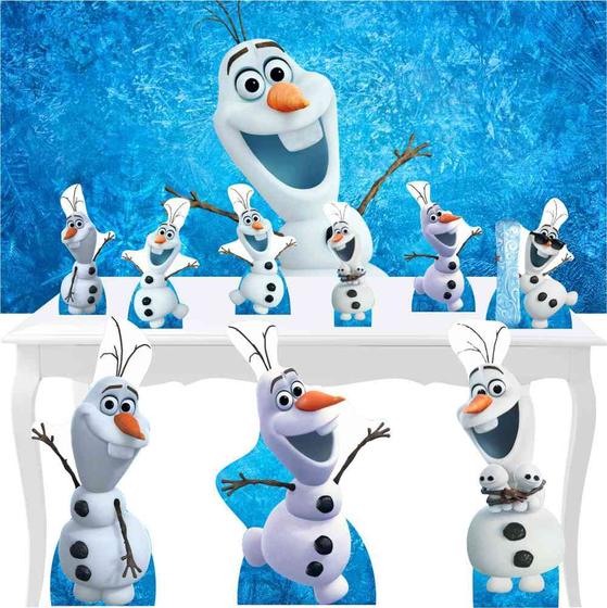 Combo Ouro Olaf Totem Display Festa Aniversário - Decorando e grudando ...
