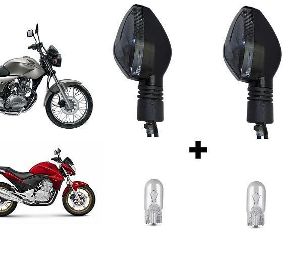 Combo Pisca Mini Completo Com Lâmpada Gvs Nova Nxr Bros 160 Para Cg Titan Fan 125 150 CB Xre 300 Combo Pisca Mini Completo Com Lâmpada Gvs Nova Nxr Bros 160 Para Cg Titan Fan 125 150 CB Xre 300