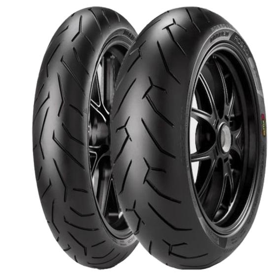 Combo Pneu Moto Pirelli Diablo Rosso 2 120/70-17 + 160/60-17 Menor preço em Combo Pneu Moto Pirelli Diablo Rosso 2 120/70-17 + 160/60-17