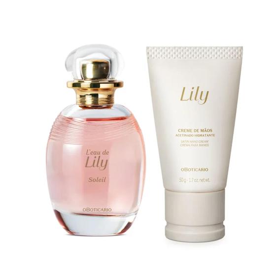 Imagem de Combo Presente Lily: Desodorante Colônia 75ml + Creme de Mãos 50g