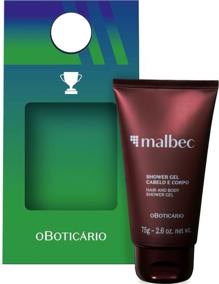 Imagem de Combo Presente Malbec Shower Gel 75g + Cartão-Presente