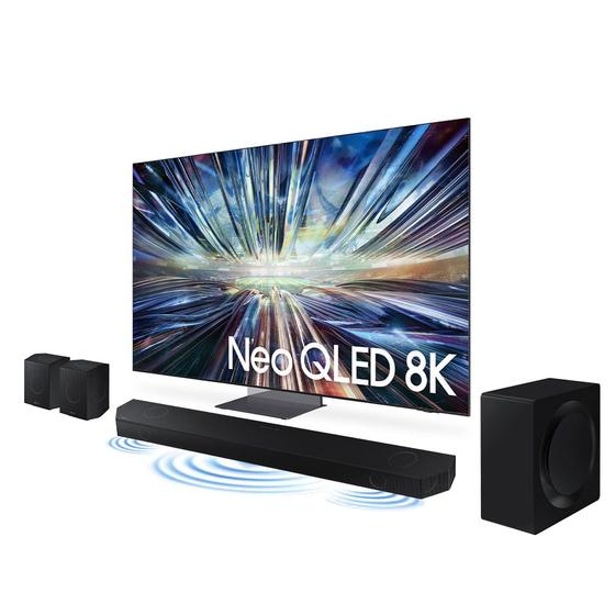 Imagem de Combo Samsung AI Big TV 85" Neo QLED 8K 85QN900D 2024 + Soundbar HW-Q990D