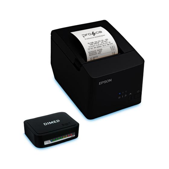 Imagem de Combo Sat Fiscal Dimep D-Sat e Impressora Epson T20X Usb