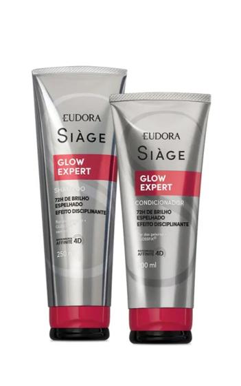 Imagem de Combo shampoo e condicionador glow expert eudora