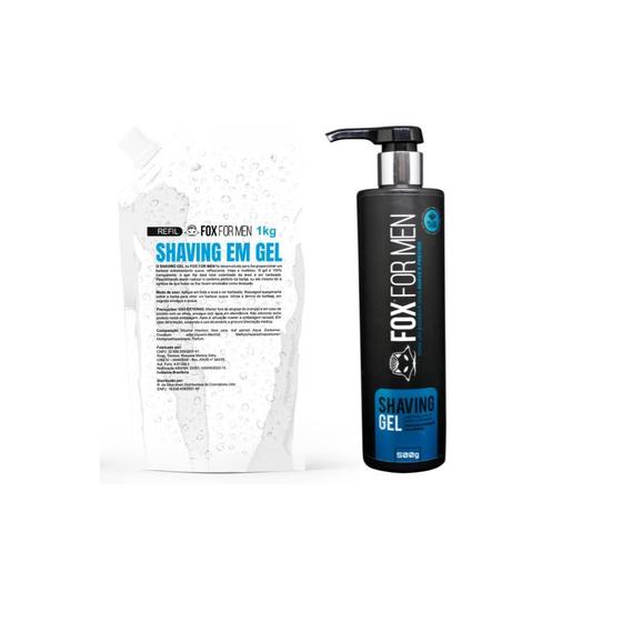 Imagem de Combo shaving gel 2 kg - fox for men