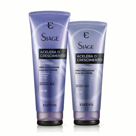 Imagem de Combo Siàge Acelera o Crescimento: Shampoo 250ml + Condicionador 200ml