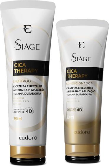 Imagem de Combo Siàge Cica Therapy Shampoo 250ml + Condicionador 200ml - EUDORA