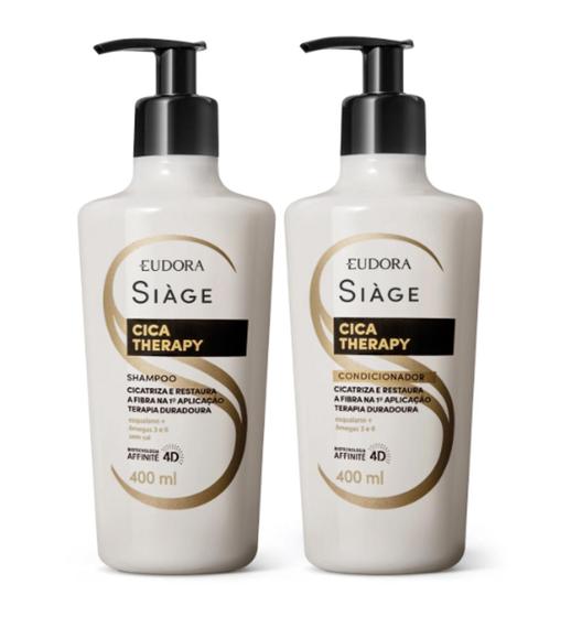 Imagem de Combo Siàge Cica-Therapy: Shampoo 400ml + Condicionador 400ml Eudora