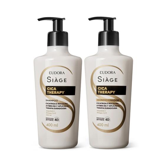 Imagem de Combo Siàge Cica-Therapy: Shampoo 400ml + Condicionador 400ml