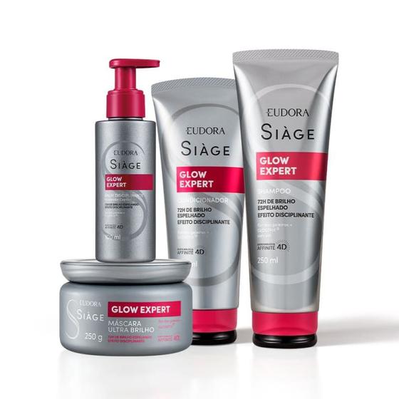 Imagem de Combo Siàge Glow Expert (Shampoo+ Condicionador+ Mascara+ Finalizador)