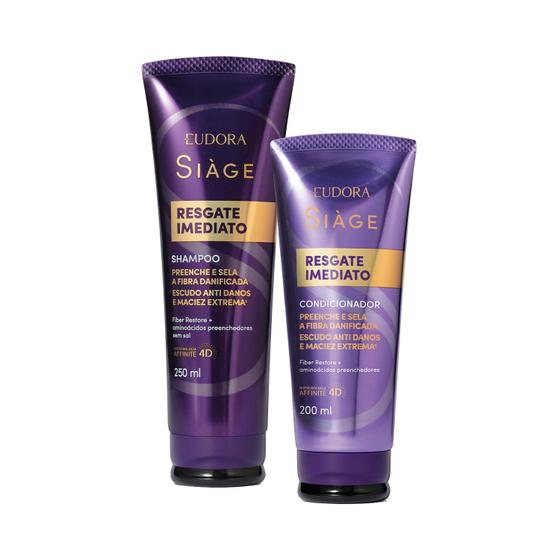 Imagem de Combo Siàge Resgate Imediato: Shampoo 250ml + Condicionador 200ml