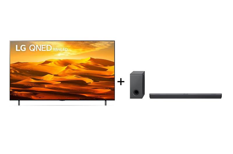 Imagem de Combo Smart TV LG QNED MiniLED 65''  65QNED90S + Sound Bar S90QY