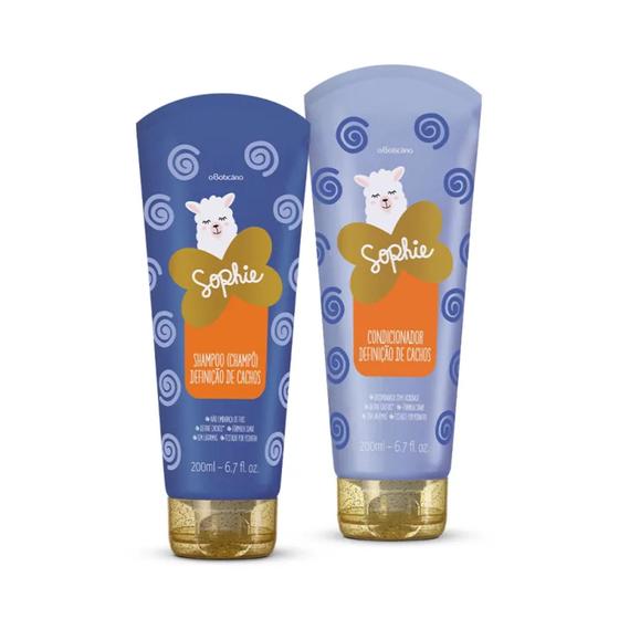 Imagem de Combo Sophie Cachos: Shampoo 200ml + Condicionador 200ml