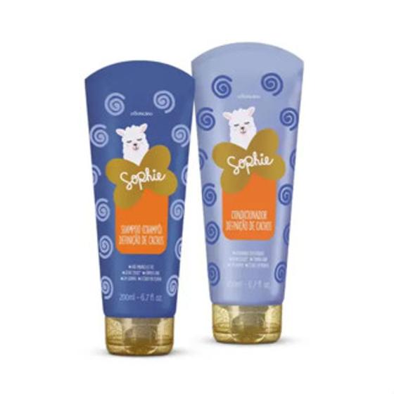 Imagem de Combo Sophie Cachos: Shampoo 200ml + Condicionador 200ml OBoticário