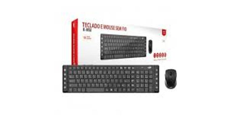 Combo teclado e mouse c3tech k-w50b wireless (sem fio) k-w50bk preto Menor preço em Combo teclado e mouse c3tech k-w50b wireless (sem fio) k-w50bk preto