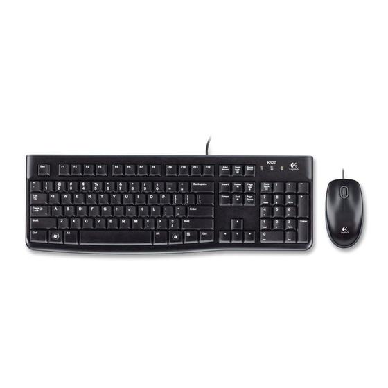 Imagem de Combo Teclado E Mouse Com Fio Usb Logitech Mk120