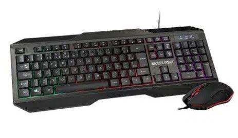 Imagem de Combo teclado e mouse gamer 2400 dpi com led tc239