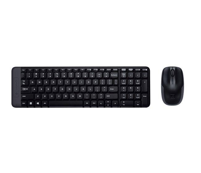 Imagem de Combo Teclado E Mouse Logitech Mk220 Wireless Sem Fio