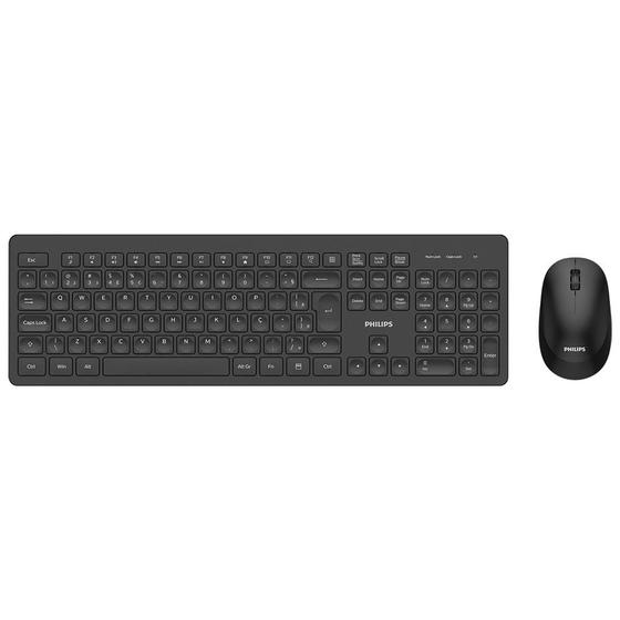 Imagem de Combo Teclado e Mouse Philips sem Fio SPT6308B - SPT6308B FG